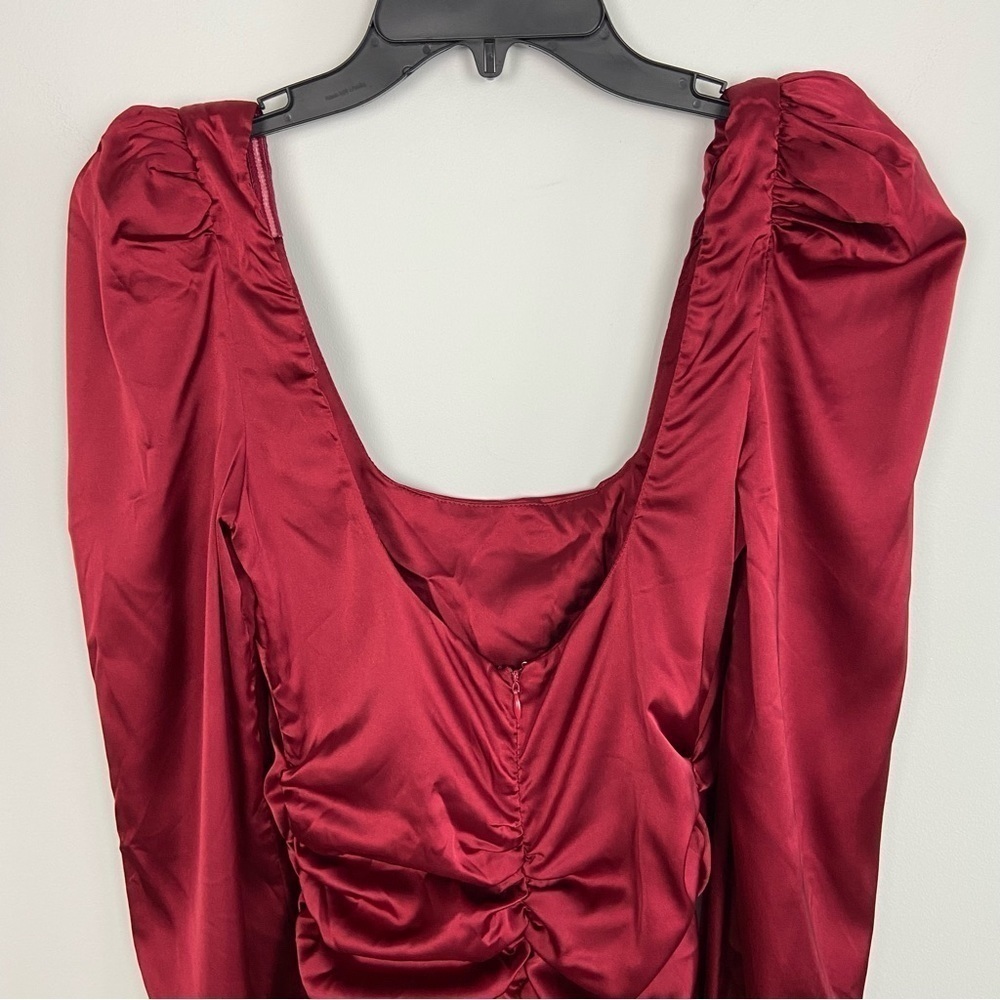 More To Come Blaire Mini Dress in Wine Size S - Picture 6 of 10